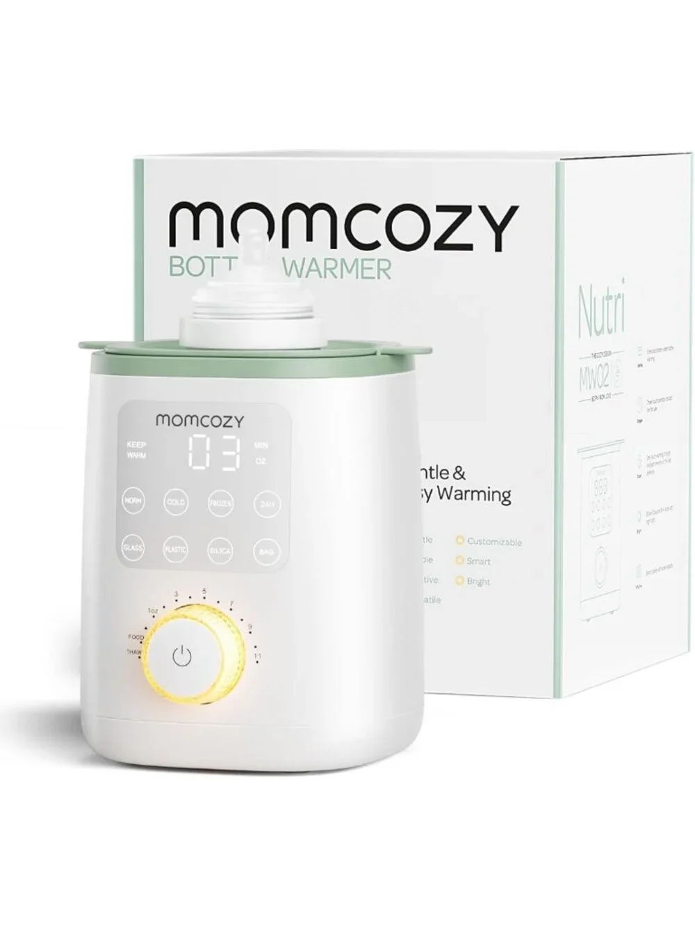 Baby Bottle Warmer for Breast Milk - Preserves Nutrients, Fast Heating, Easy Use